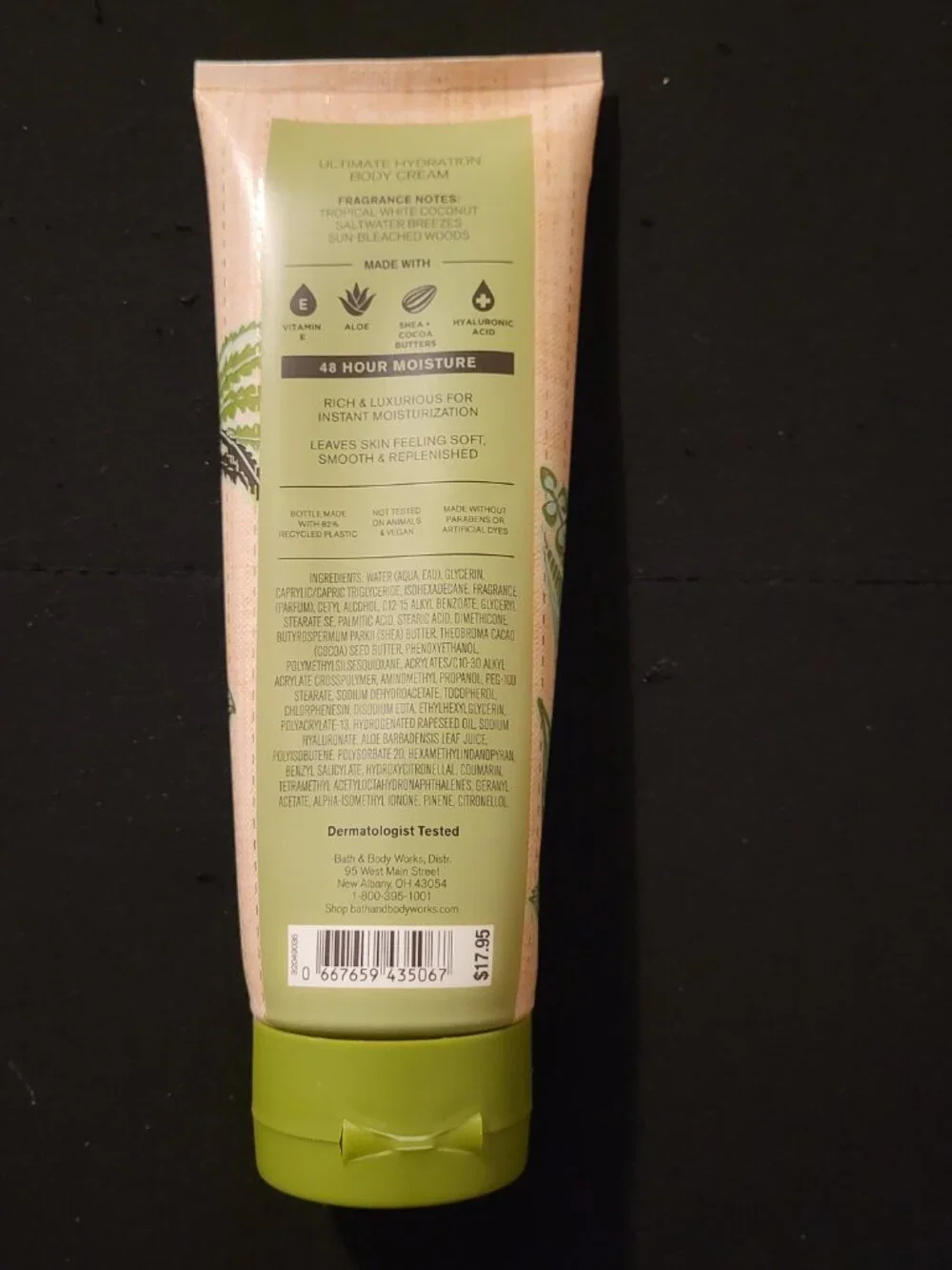 Bath and Body Works Waikiki Beach Coconut Body Cream